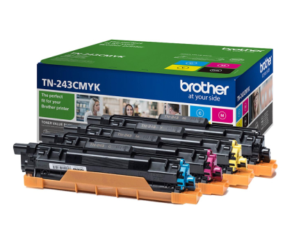 Toner BROTHER zestaw TN243CMYK=TN-243CMYK, 1000 str. TN243CMYK